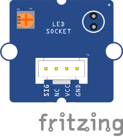 Light led socket.