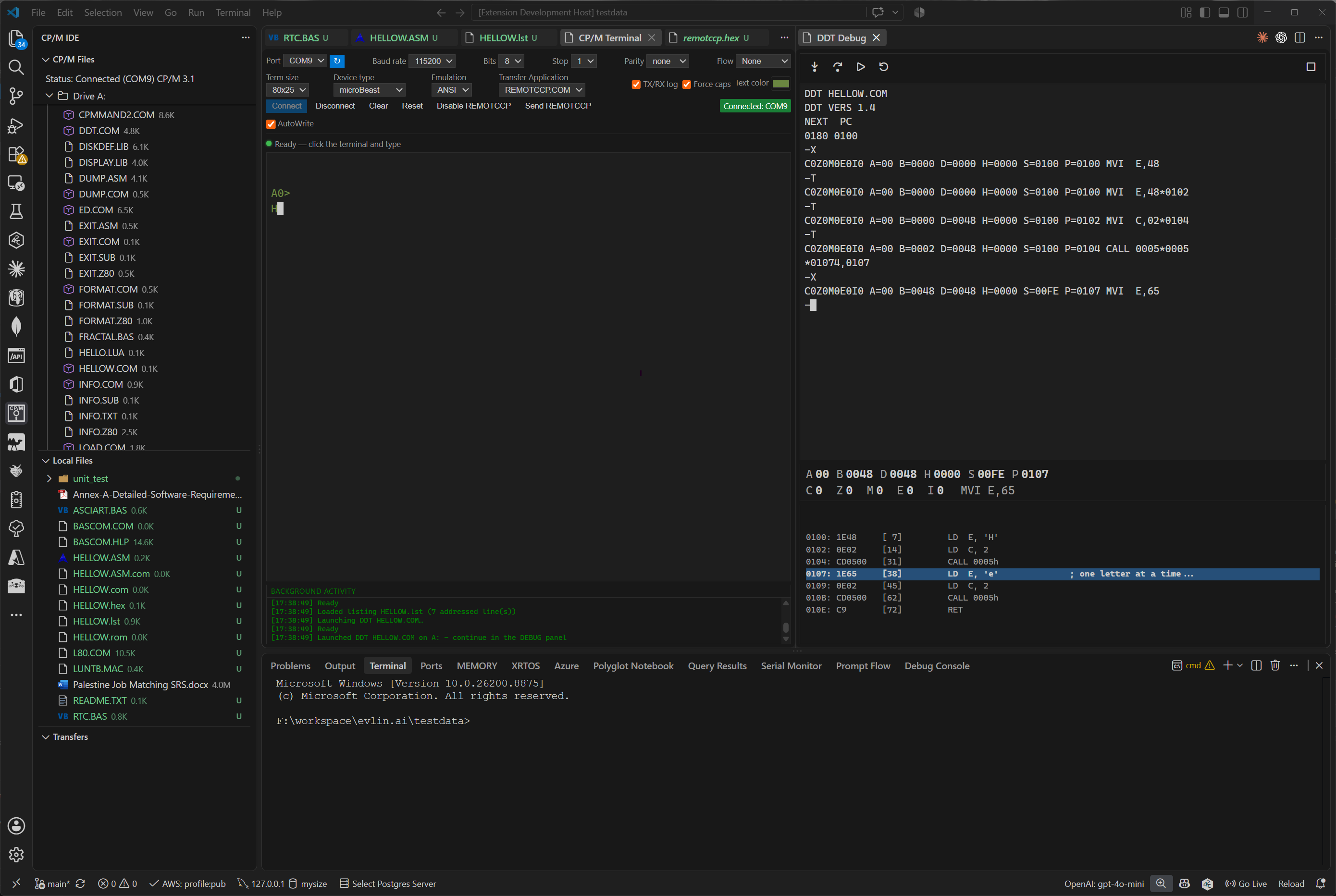 DDT debugging
