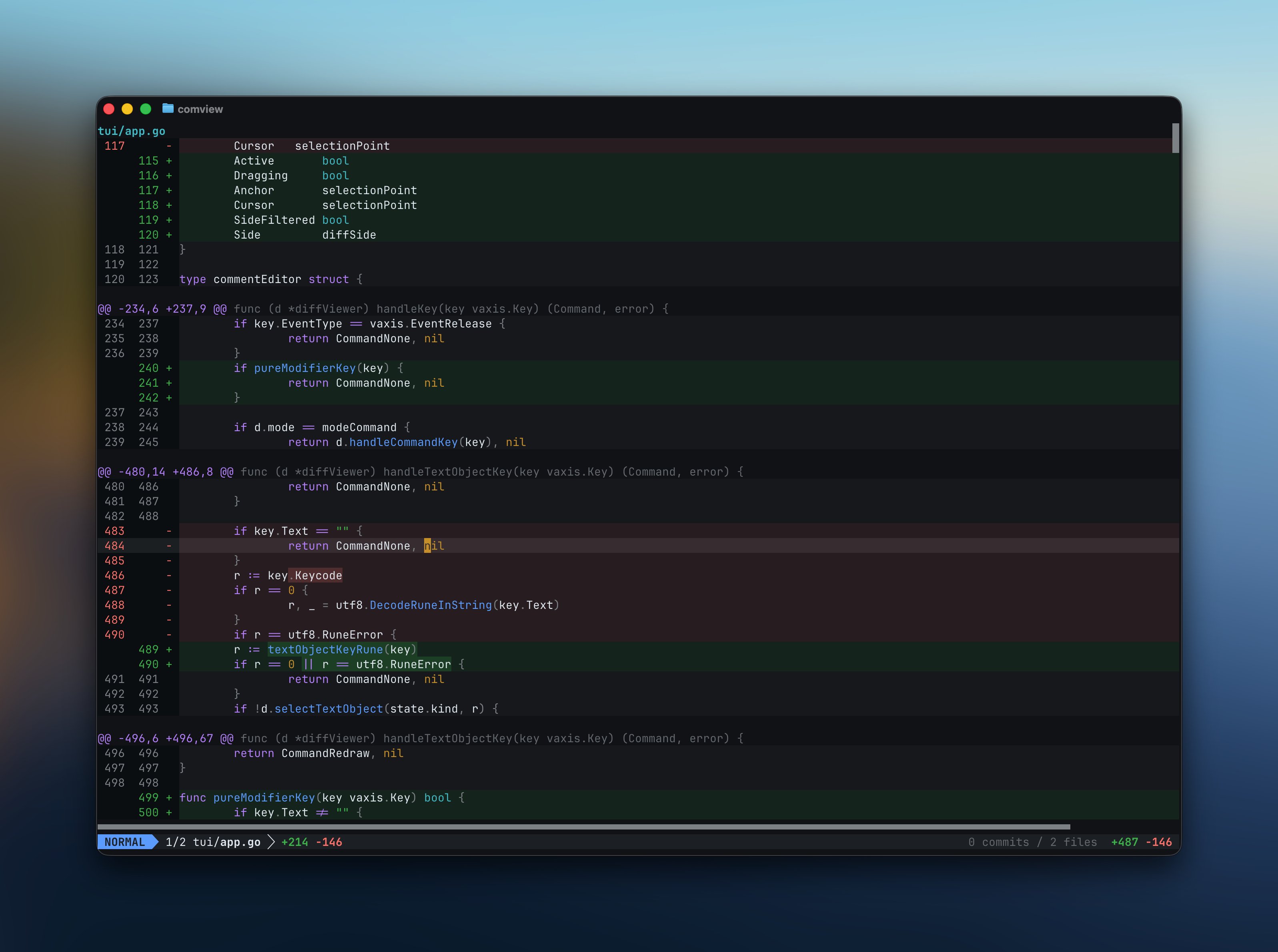 comview screenshot