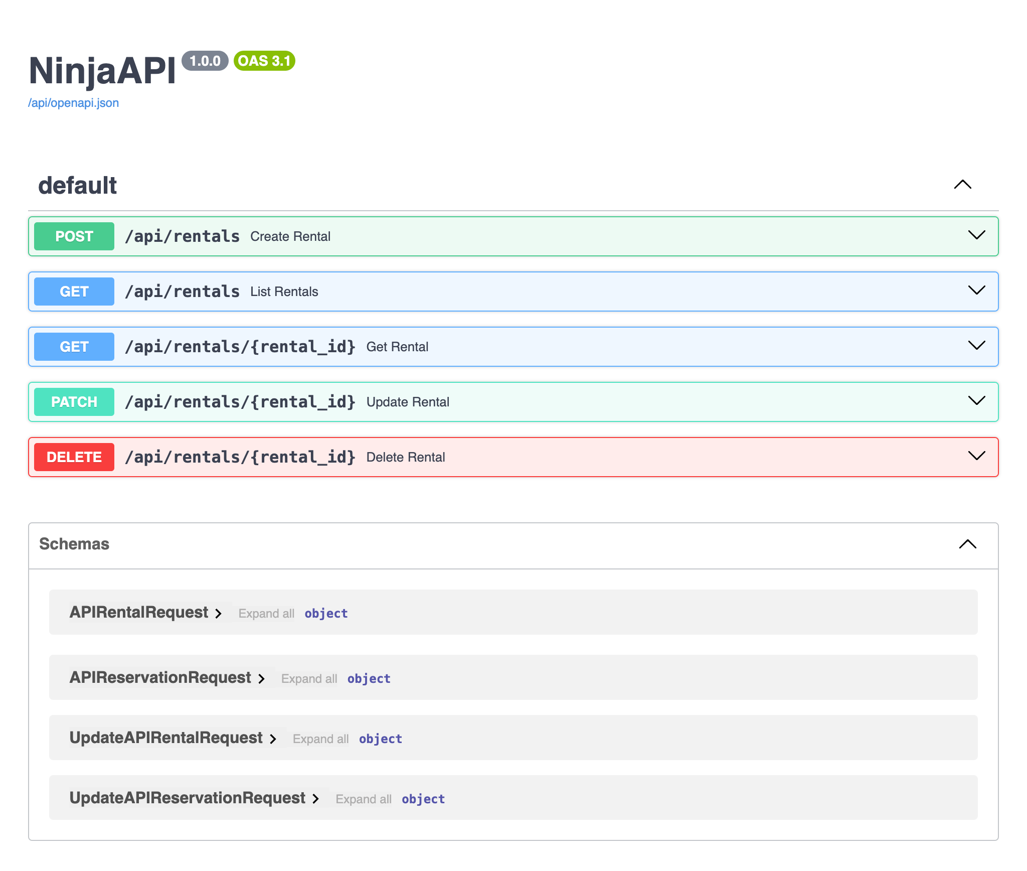 API Docs