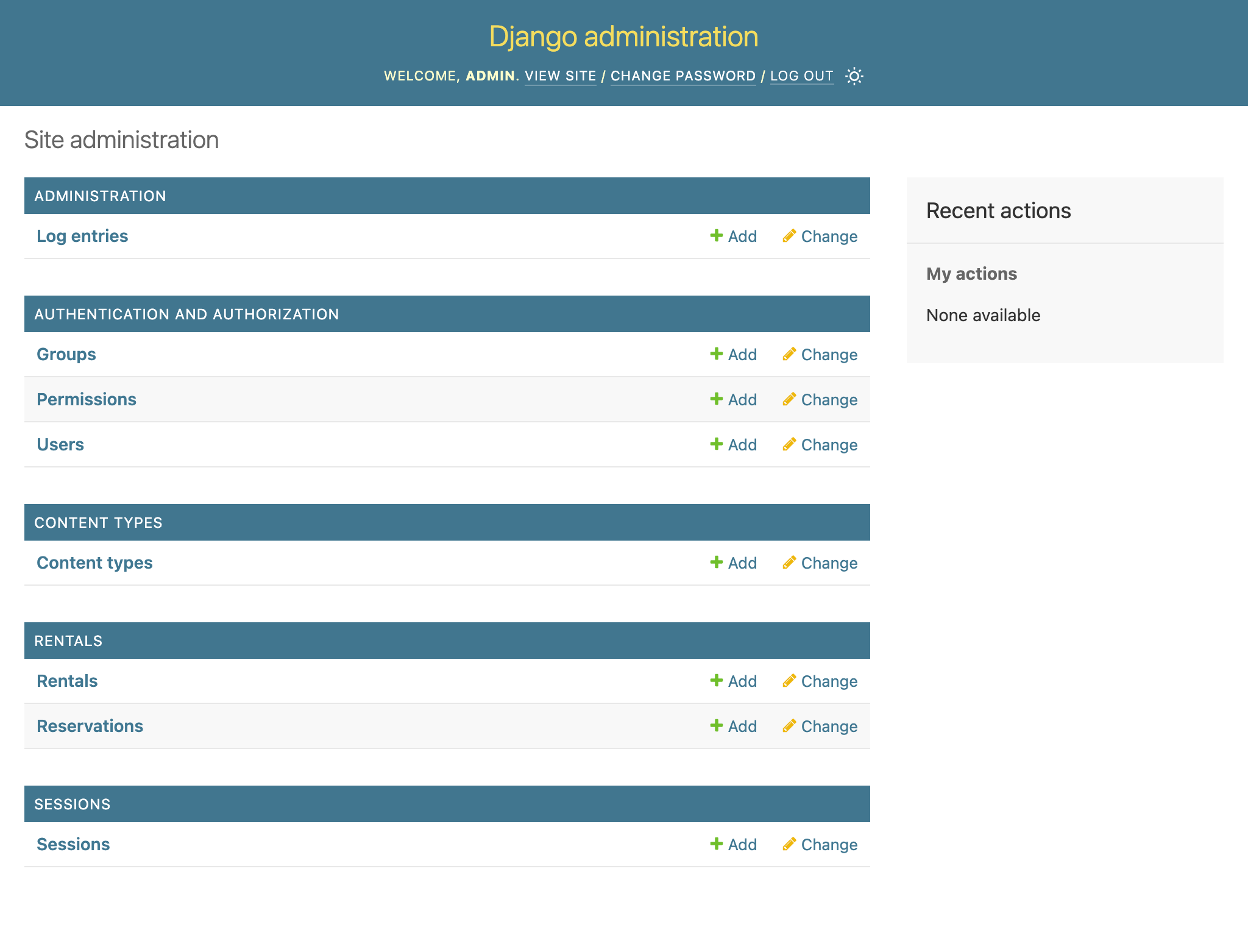 Django Admin