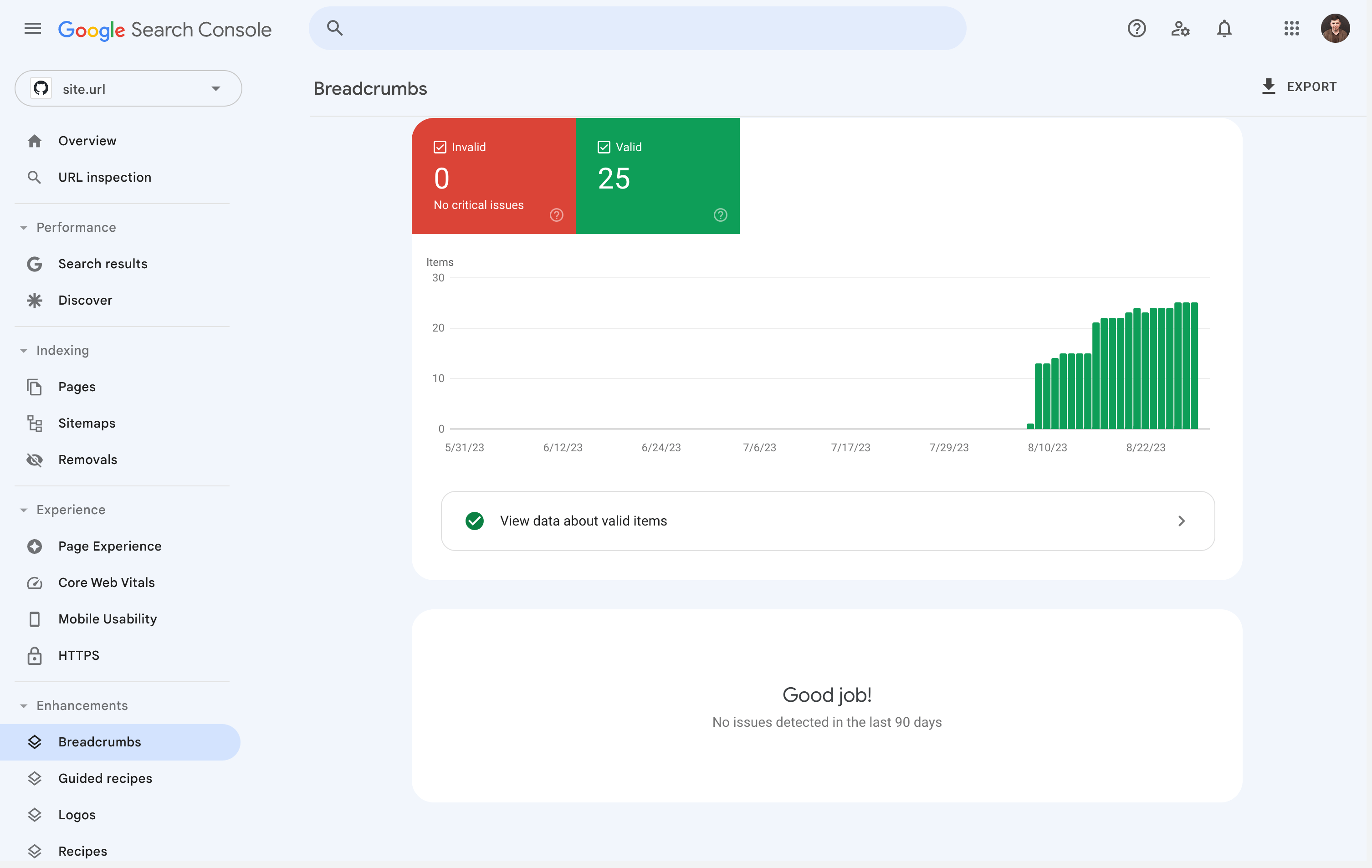 Google Search console