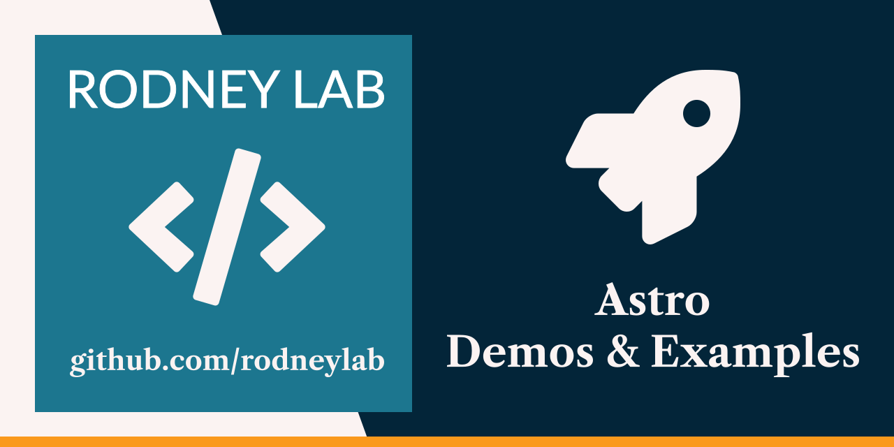 Rodney Lab astro Github banner