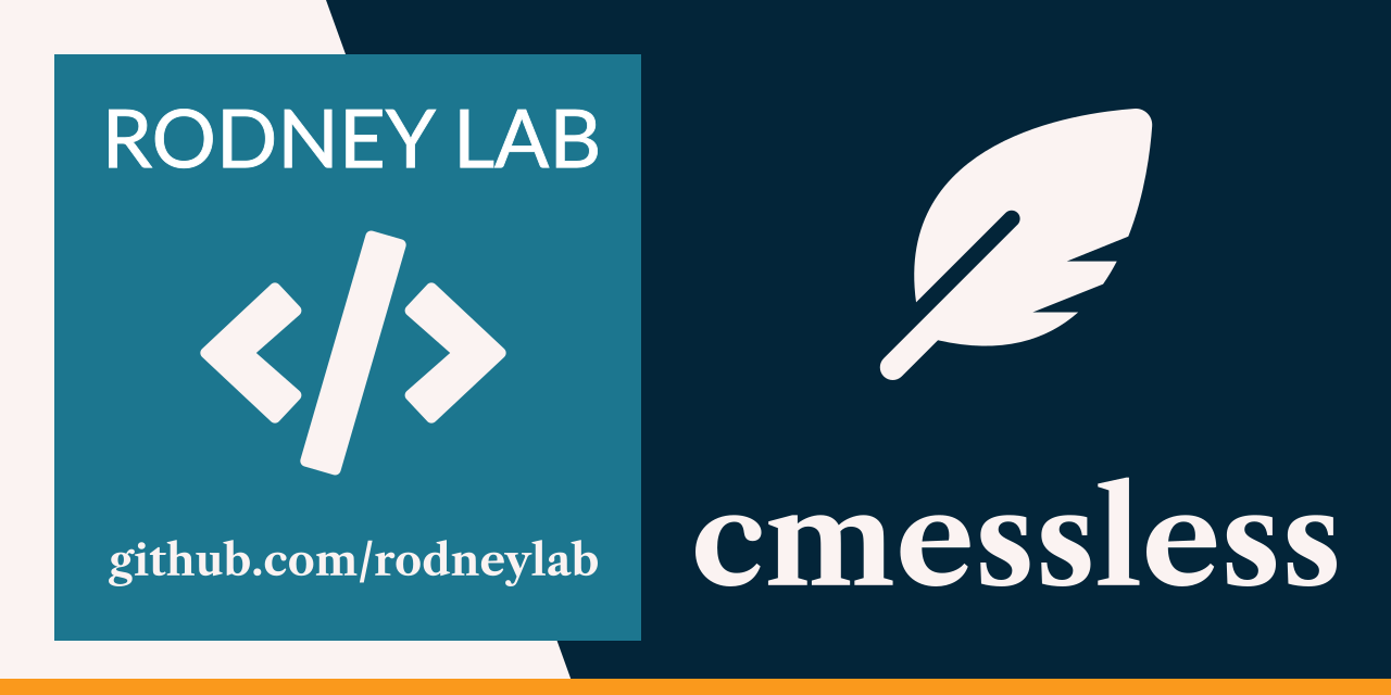 Rodney Lab c mess less Github banner