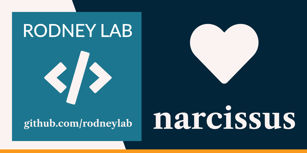 Rodney Lab narcissus Github banner
