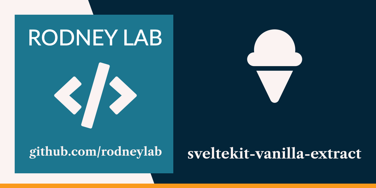 Rodney Lab sveltekit-vanilla-extract Github banner