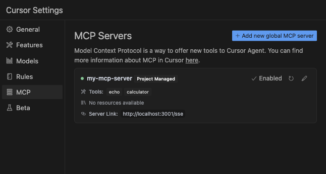 MCP Server Configuration