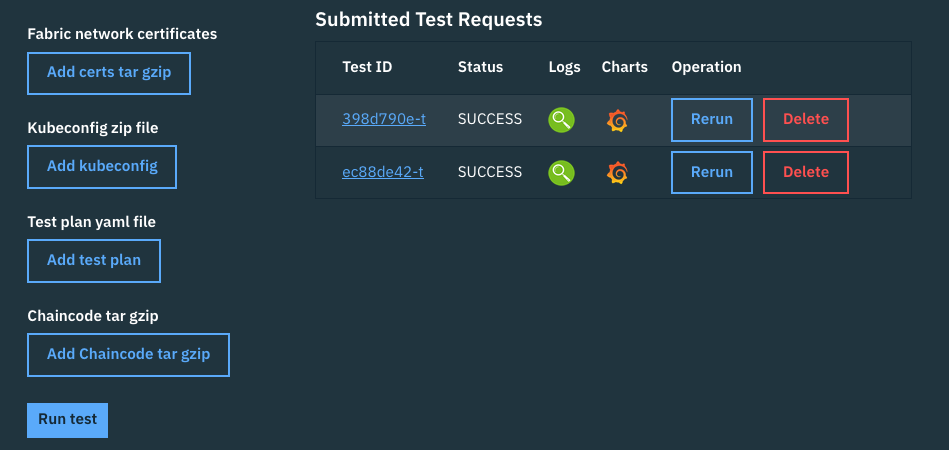 manage tests