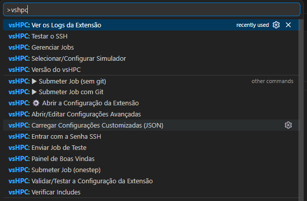 Menu and Configuration