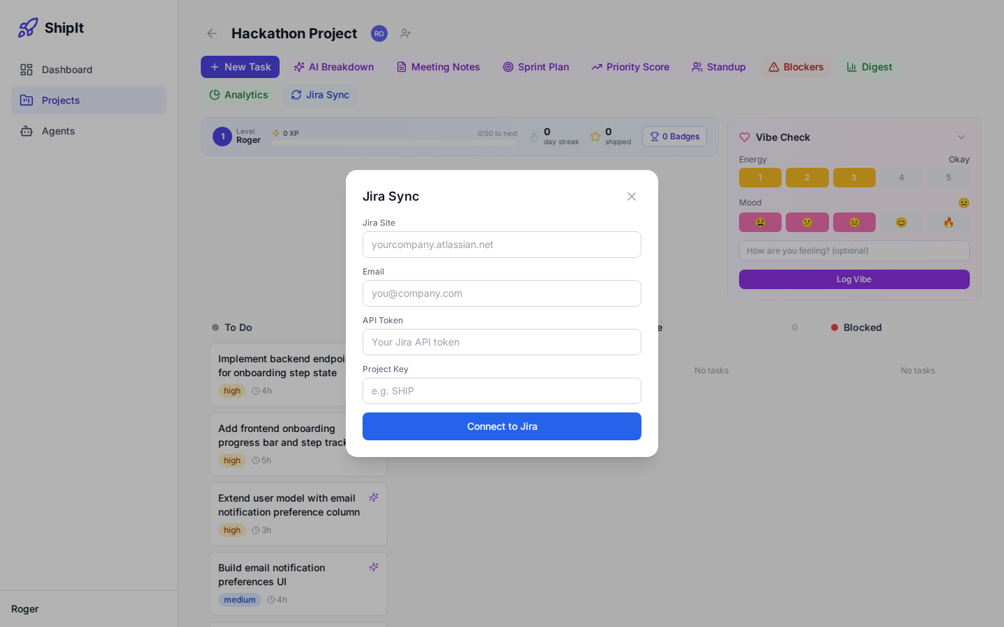 Jira Panel