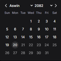 Nepali Date Picker