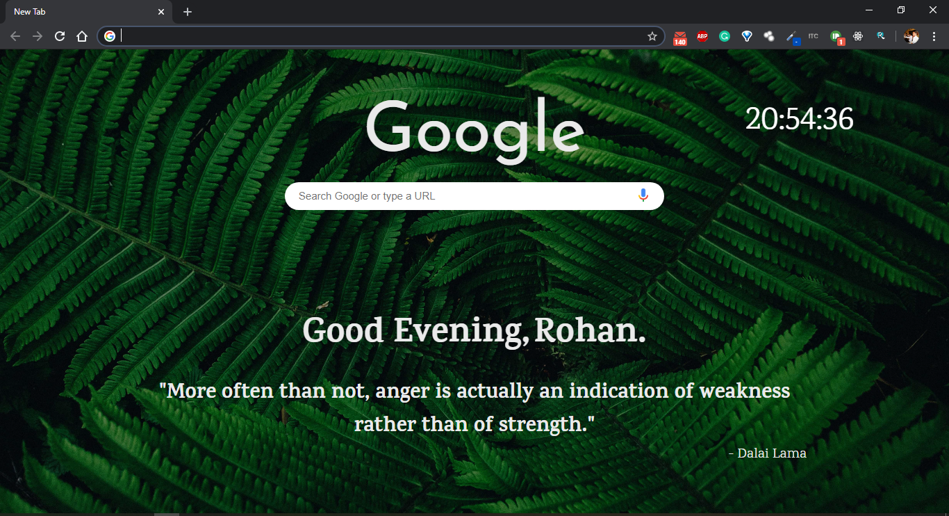 Chrome-New-Tab · Github Topics · Github – AAMGV