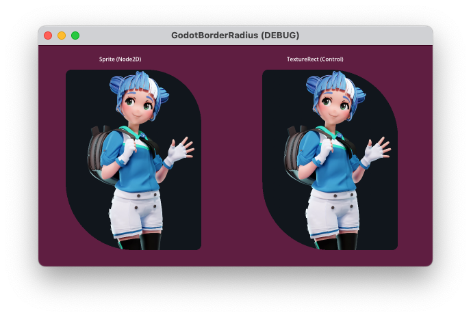 Godot 4 border radius