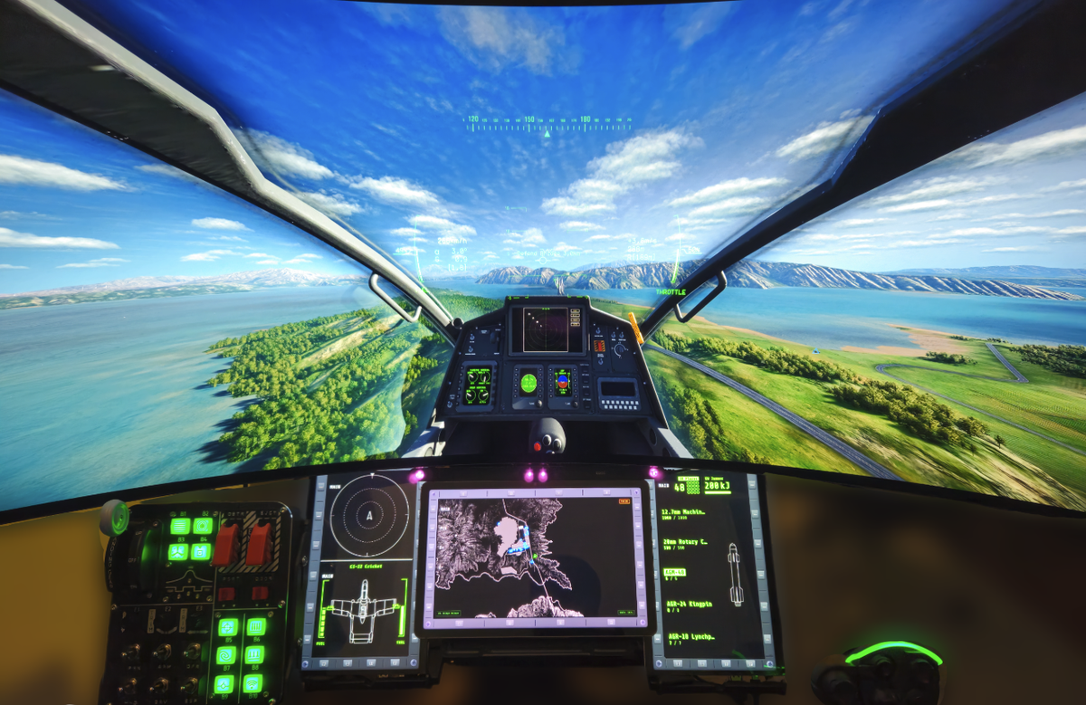 NO XMFD running on a flight-sim rig