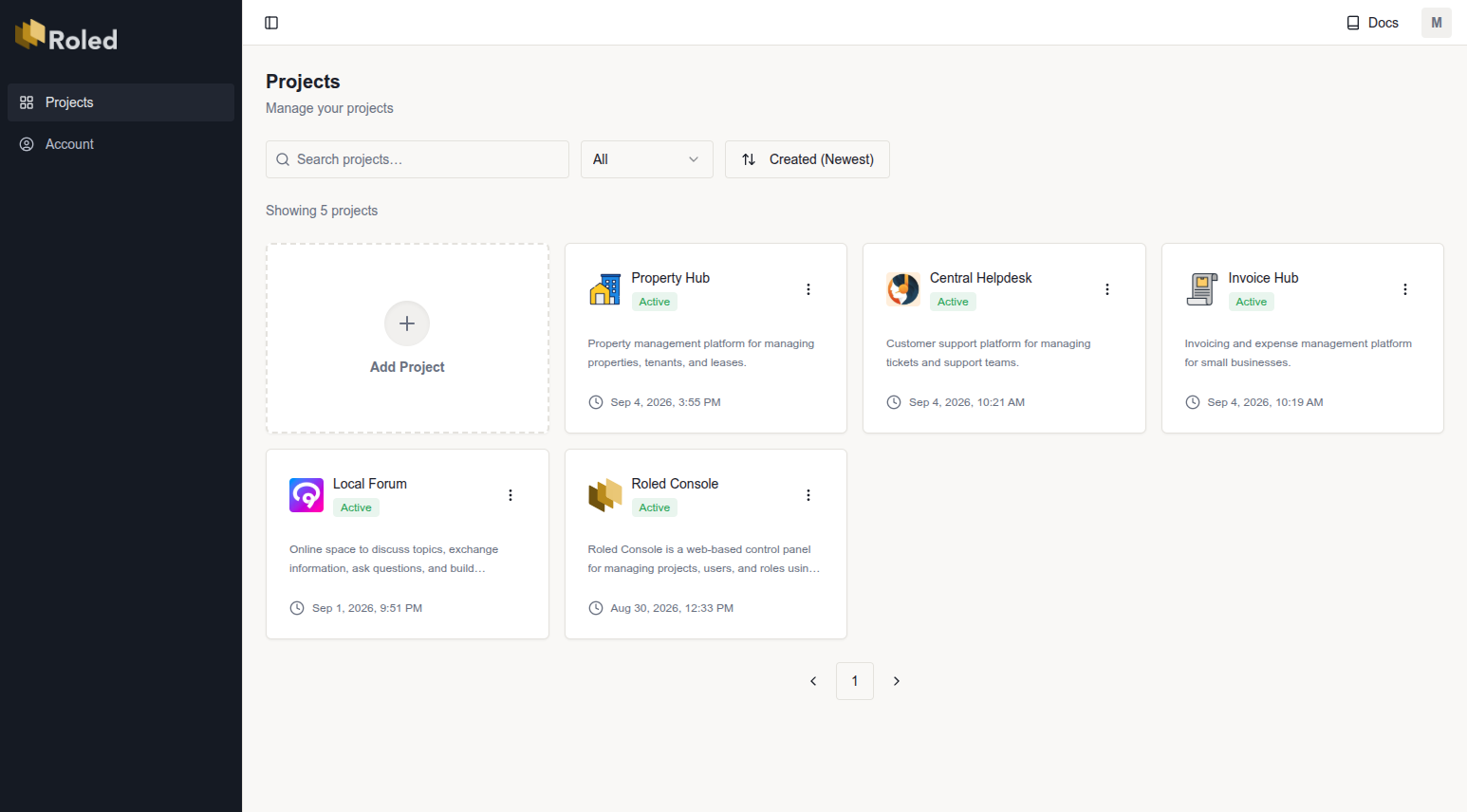 Project List