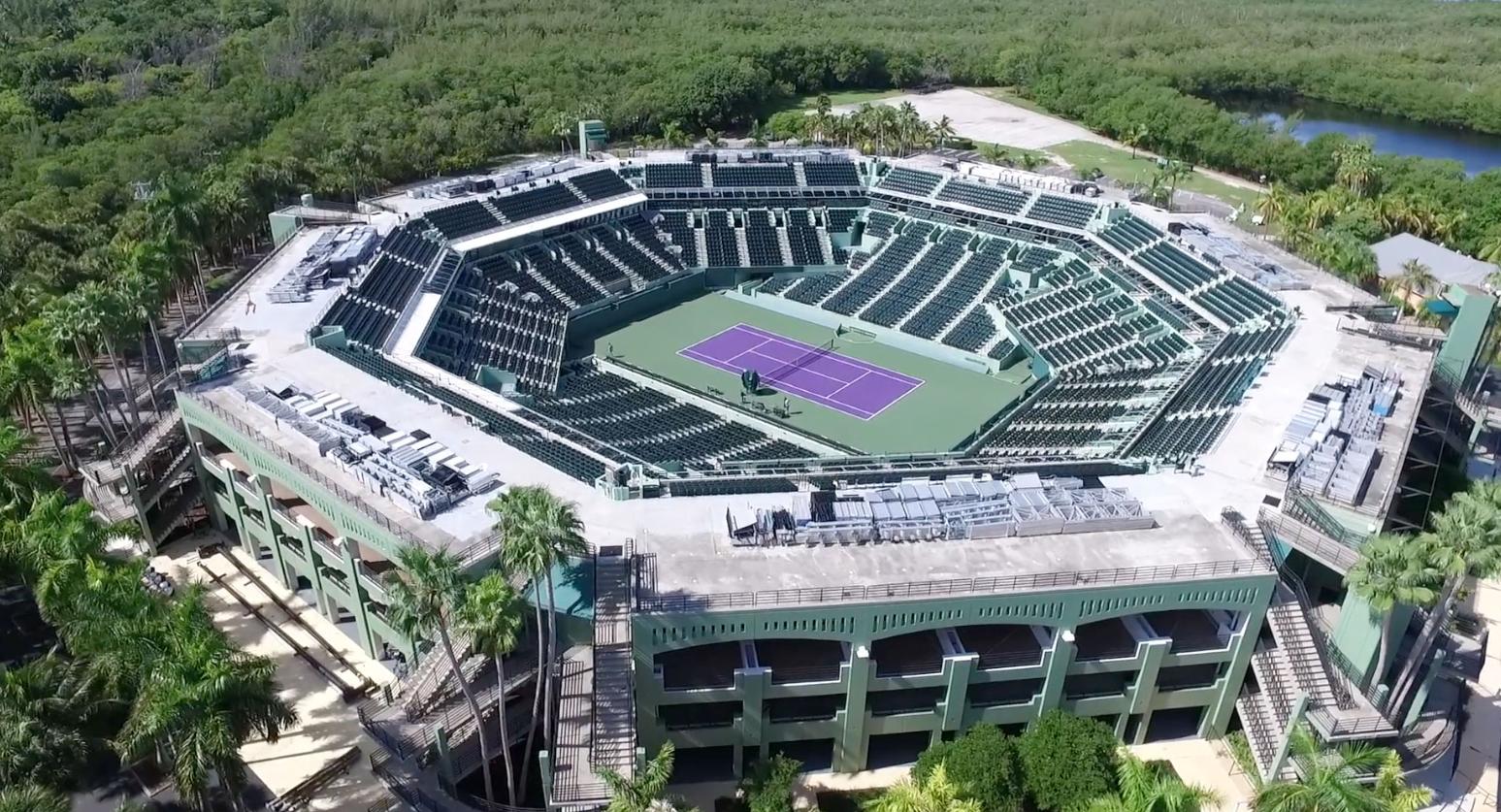 Real place that inspired Tennis Stadium
