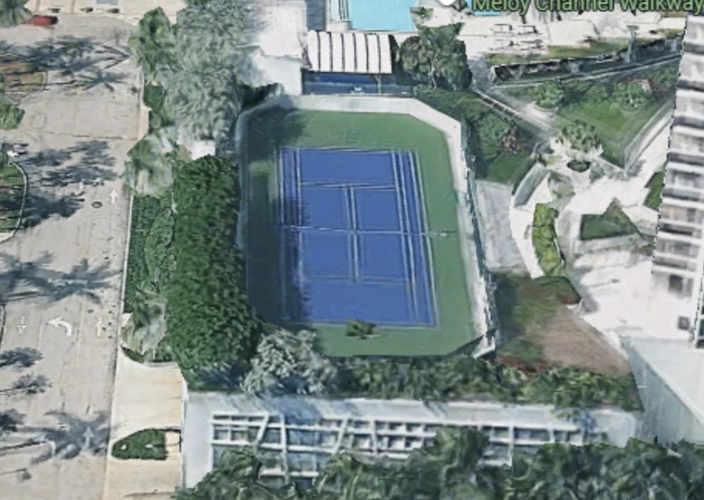 Lugar real que inspiró Tennis Court