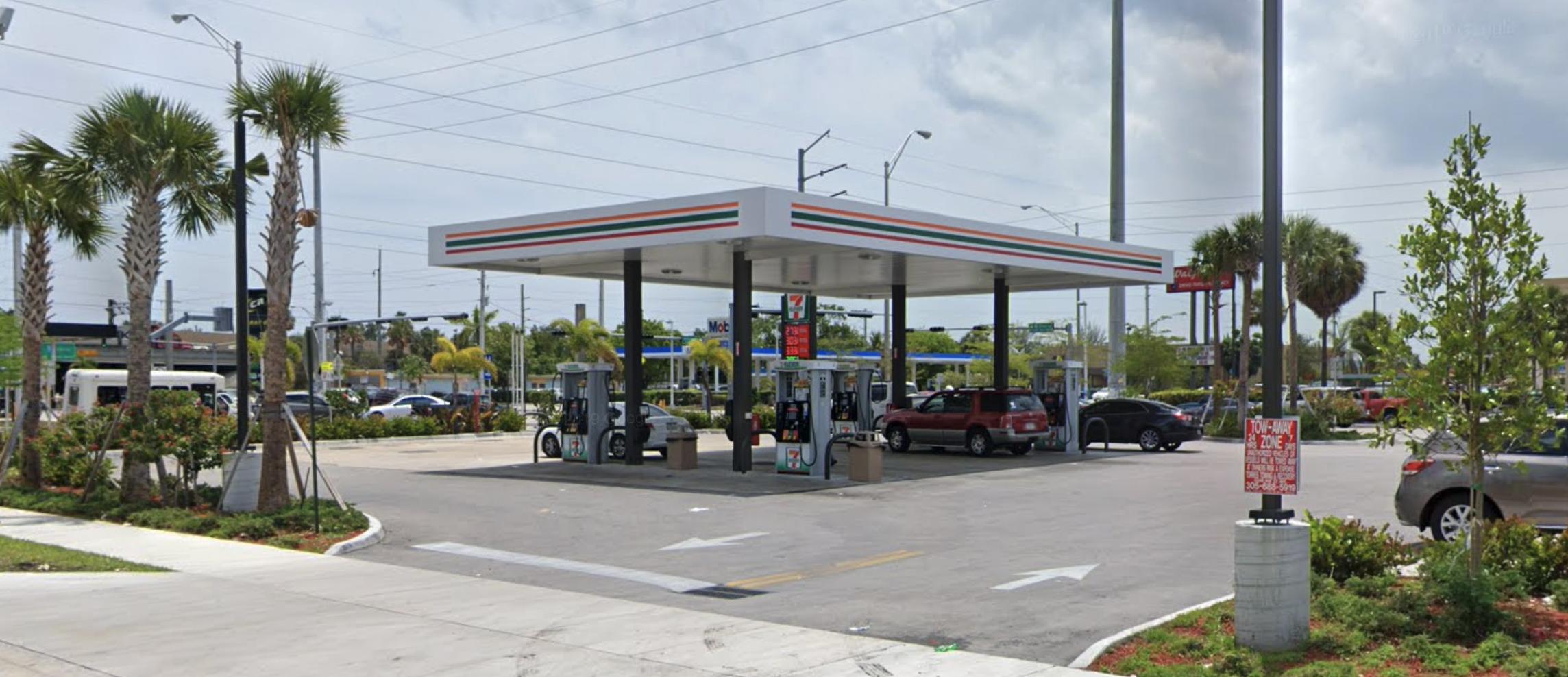 Real place that inspired Arrow Gas Station