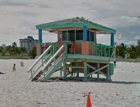 Real place that inspired Lifeguard Tower