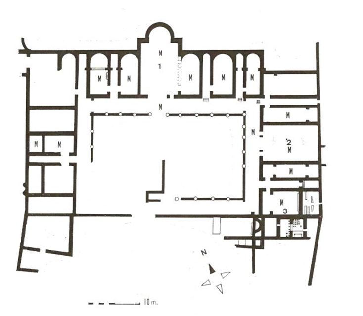 Plan of Villa los Quintanares at Soria Province, Spain