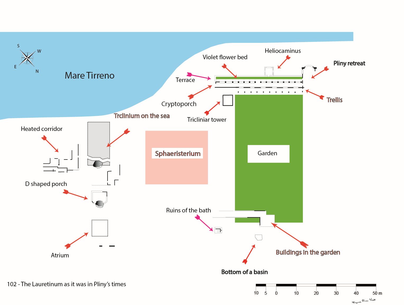 102 - The Lauretinum as it was in Pliny's times