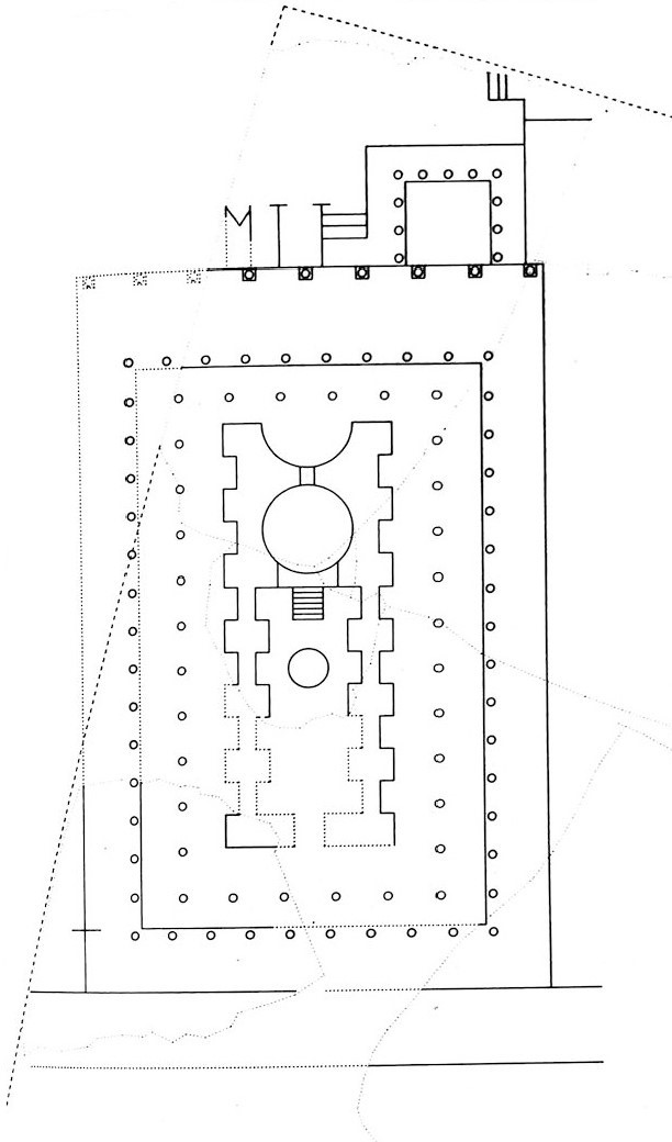 Base plan of the Hercules Musarum
