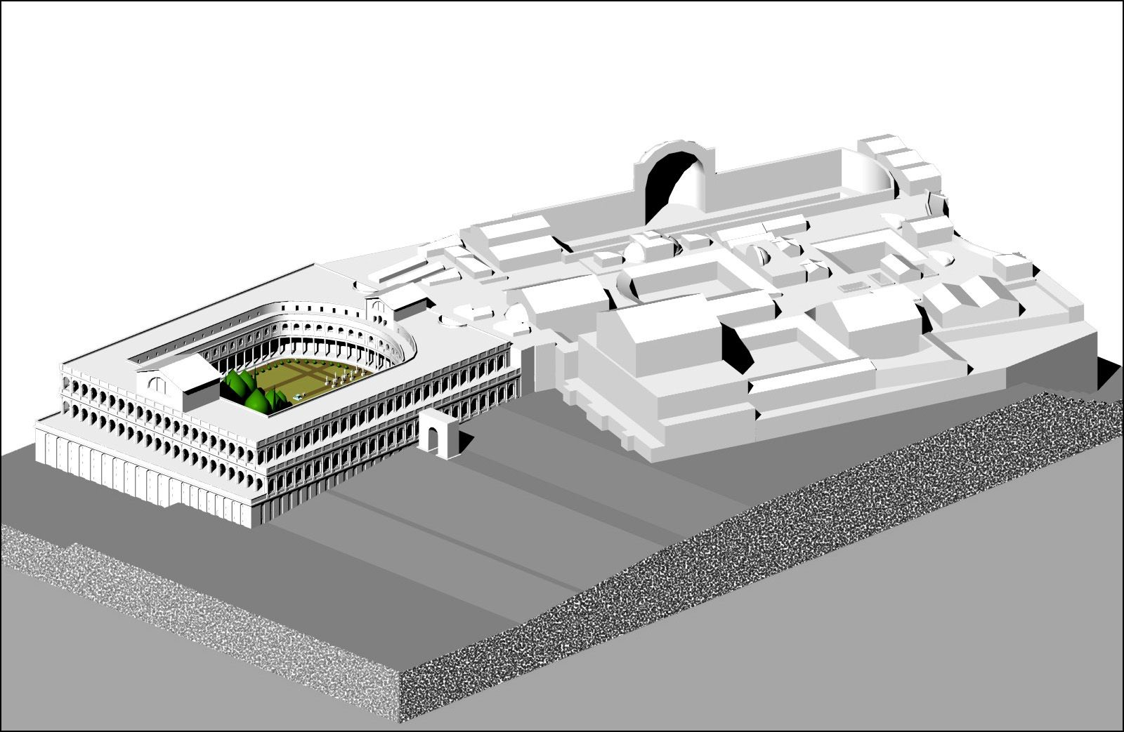 Reconstruction of the Vigna Barberini
