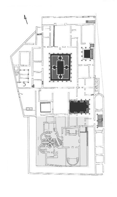 Plan of House of the Cantaber at Conimbriga, Lusitania Province, Spain