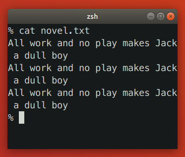 Terminal Reflows Text When Shrinking