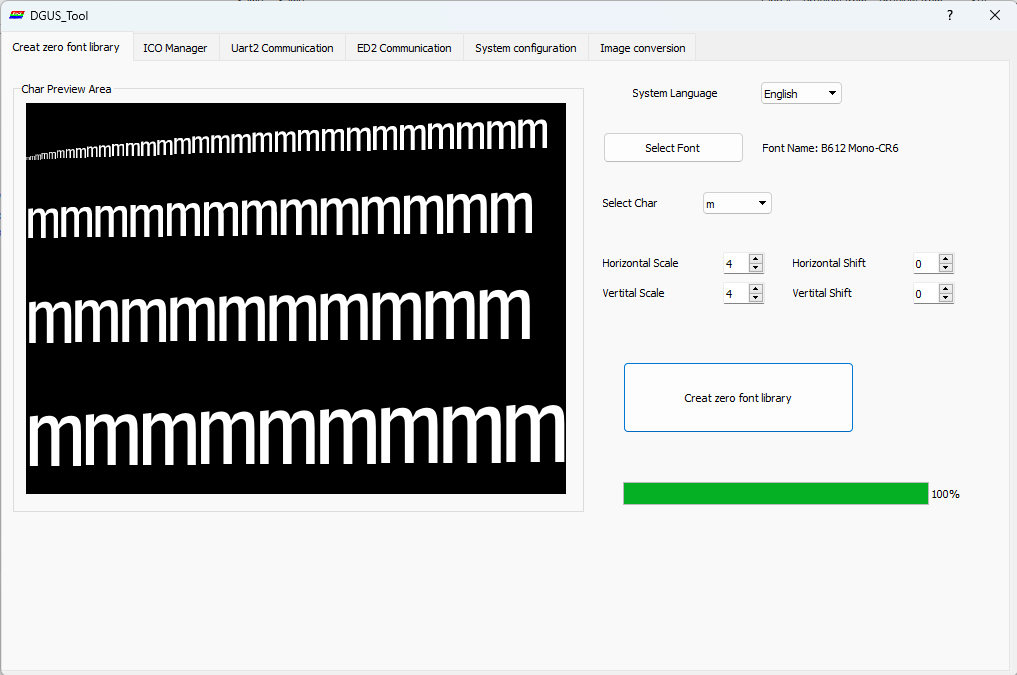 Font Settings