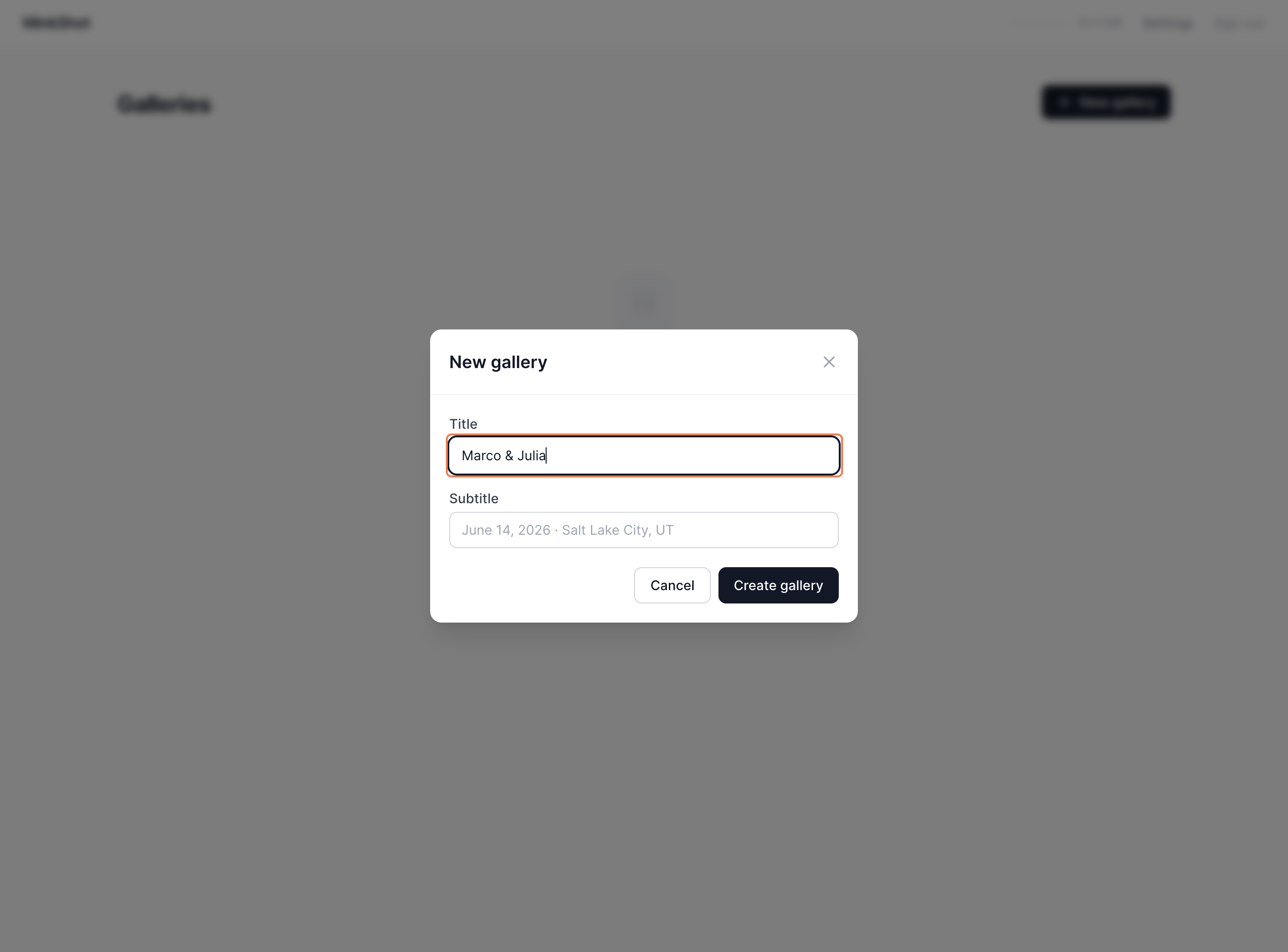 Step 2 — Add a title