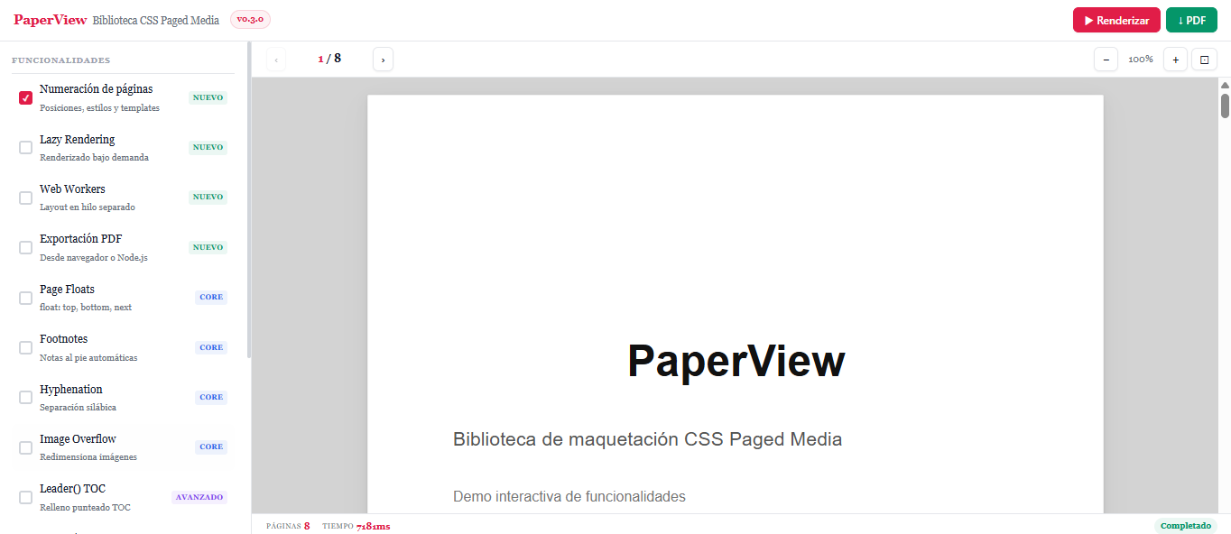 PaperView Screenshot
