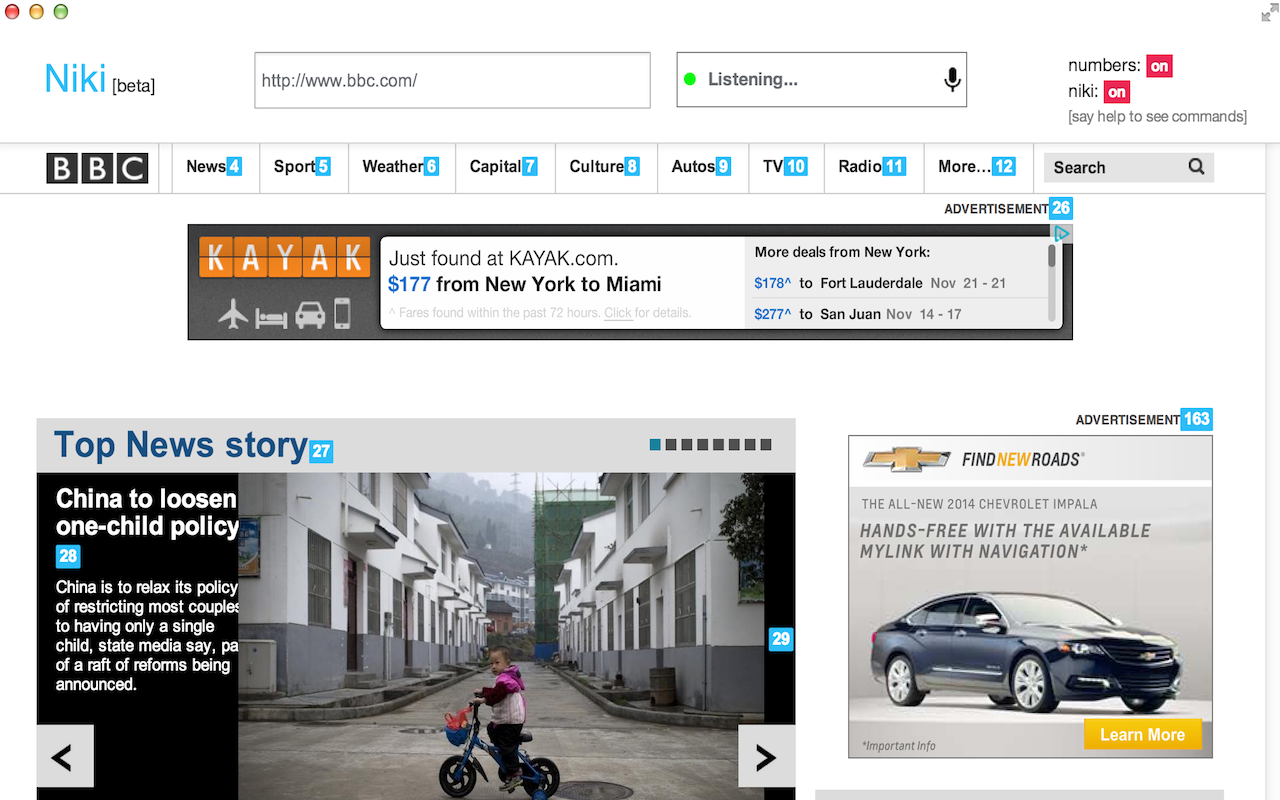 GitHub - ronanmoynihan/niki: Chrome web app to browse the net by speaking.