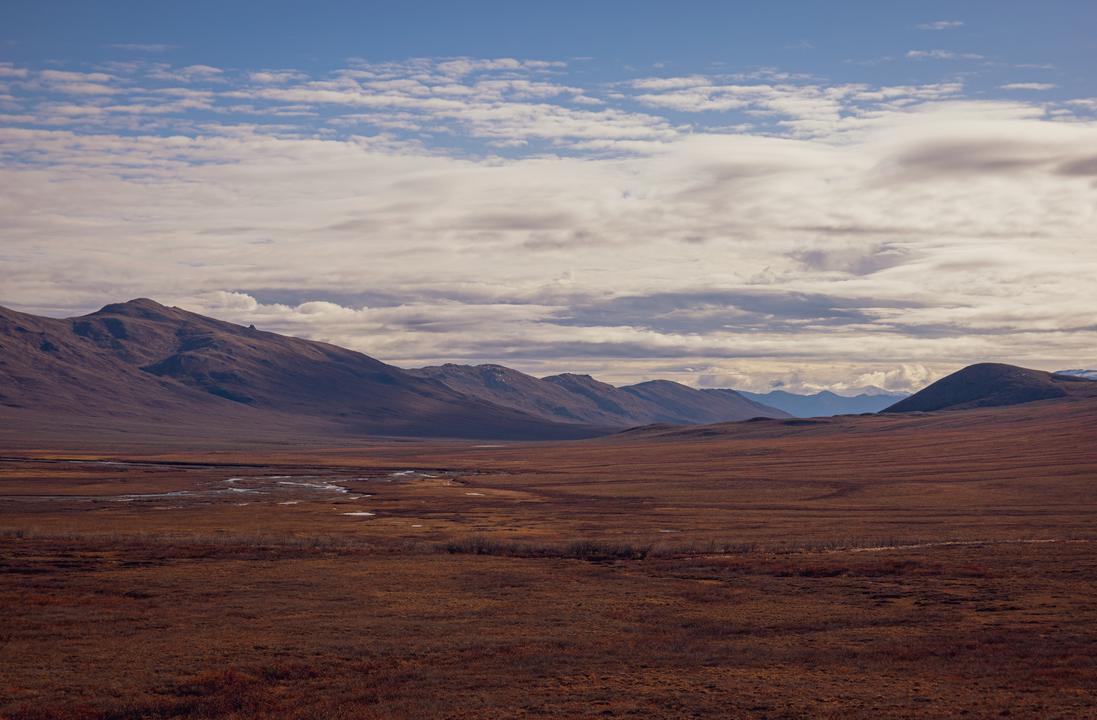 Crossing Treeline to Chandalar Shelf