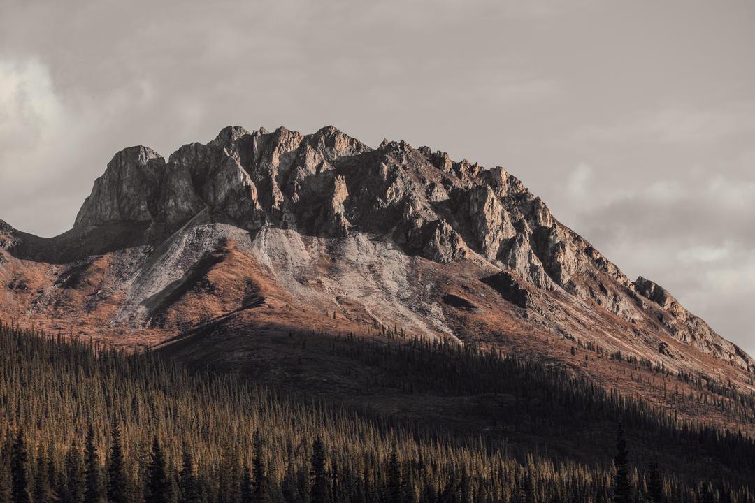 Limestone Mountain nearby Dalton Highway