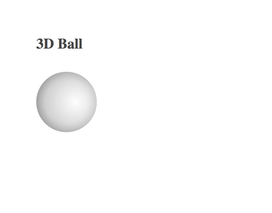 example 3d ball