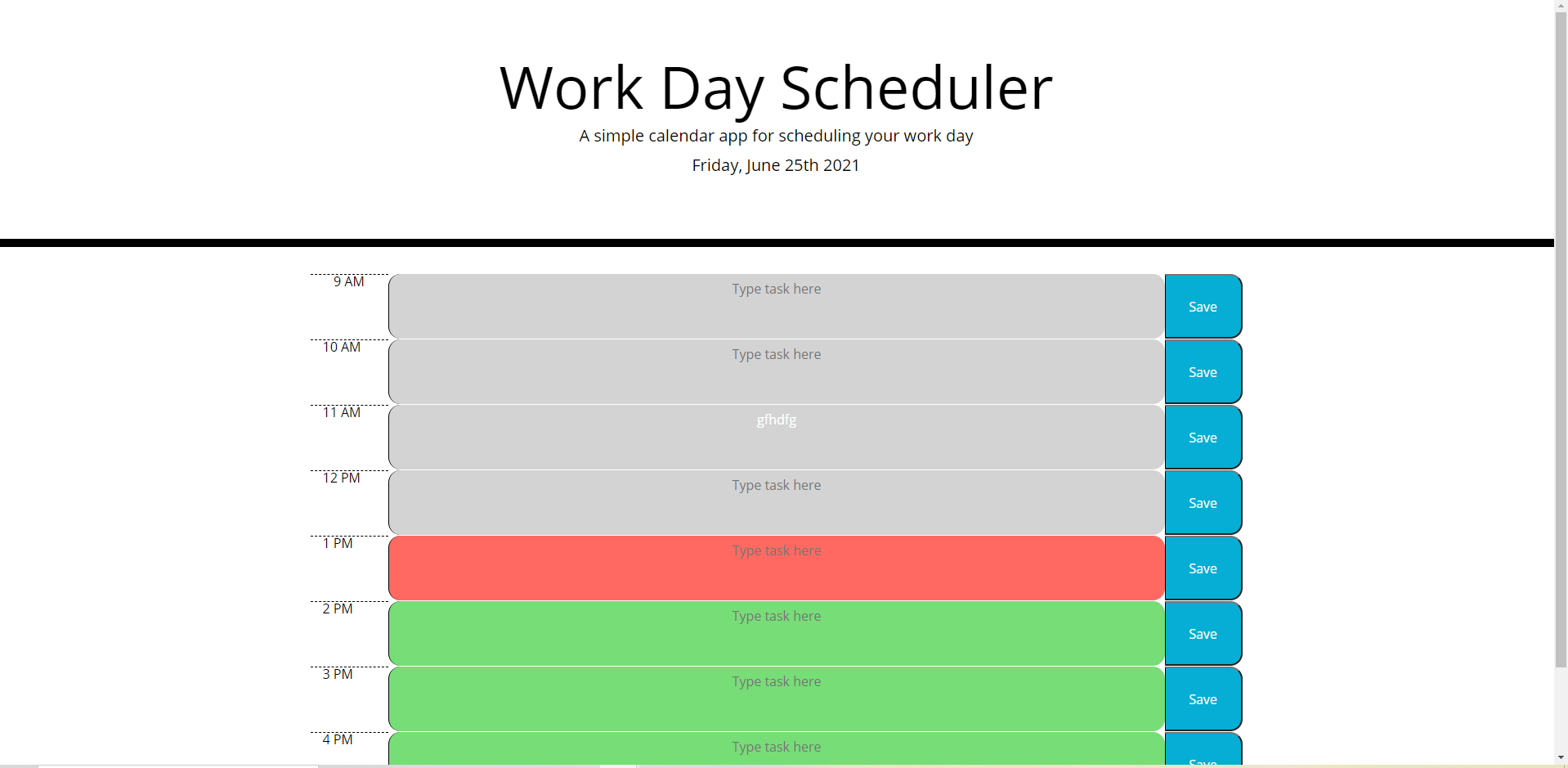 Demo of what the homework should look like