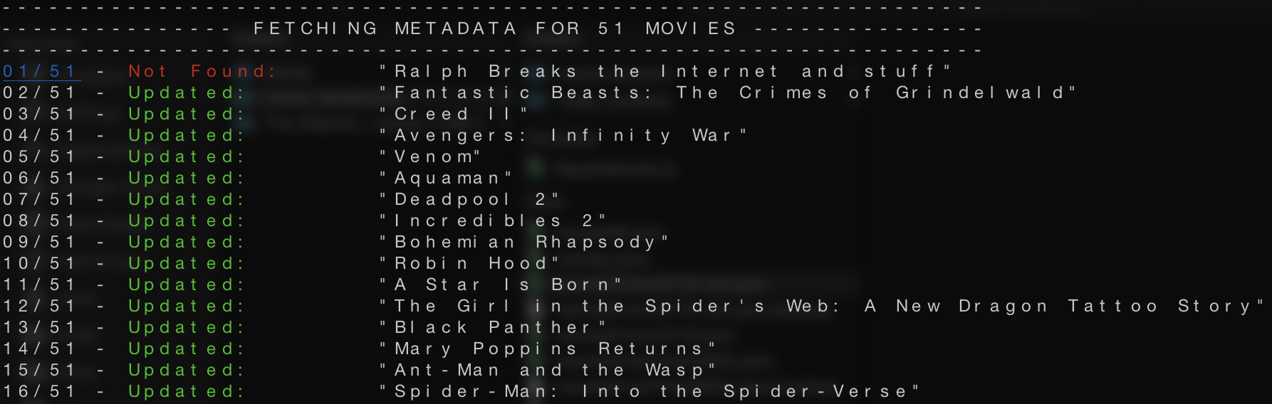 Movie Json GitHub - RenegadeFox/movie-metadata: A simple utility to easily fetch ...