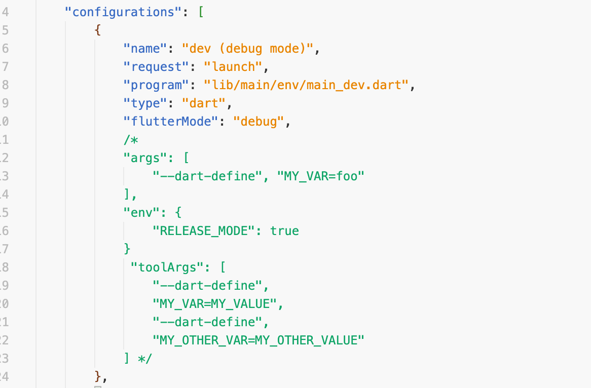 launch configuration example