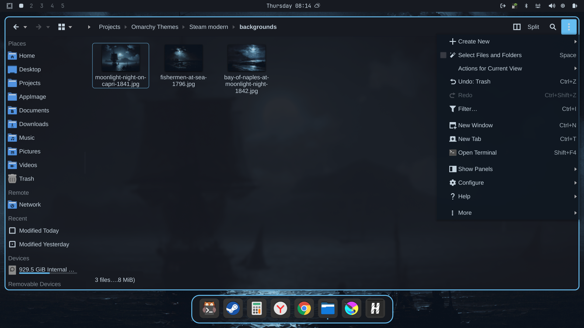 Hyprland Desktop & hypr-dock
