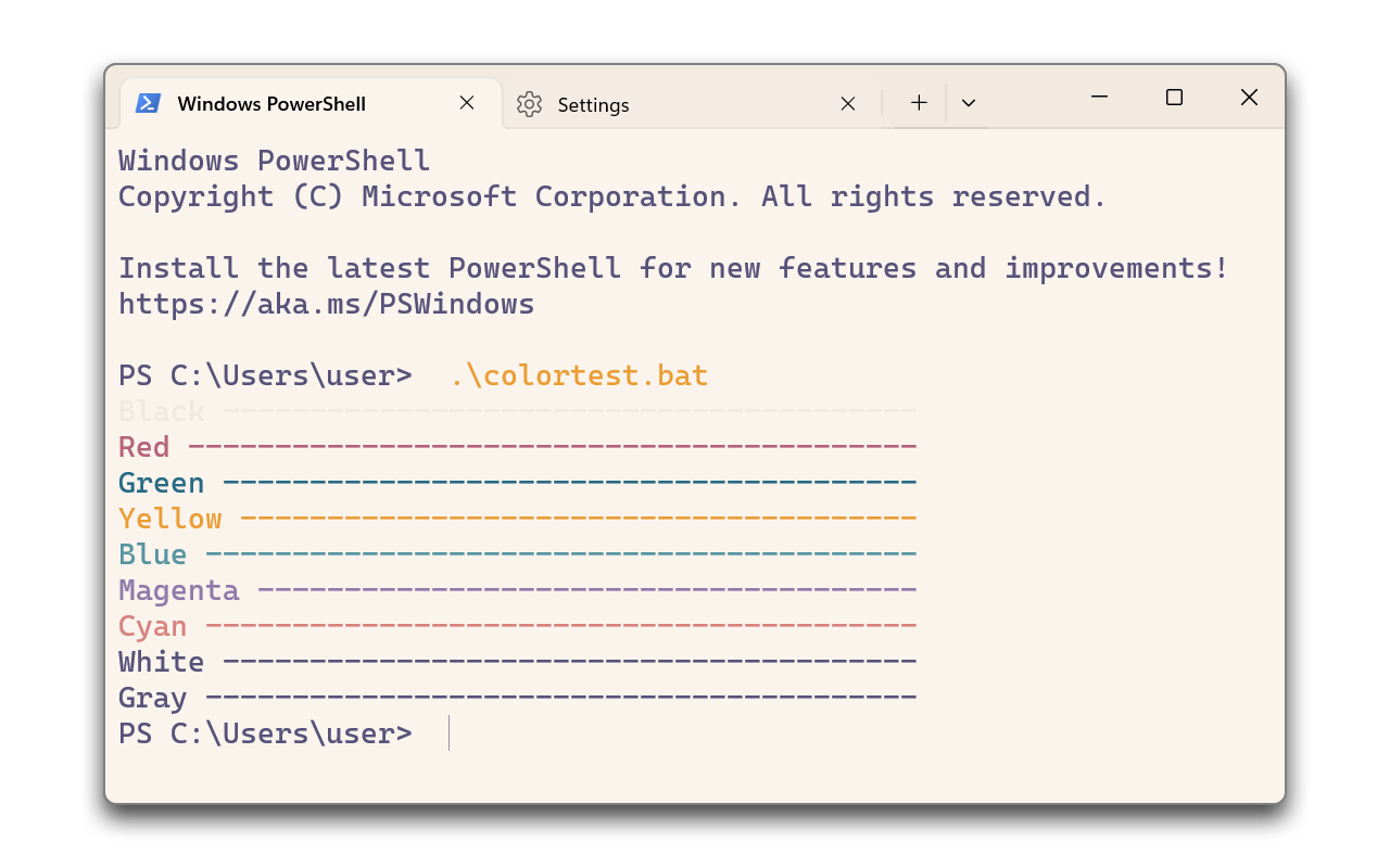 Rosé Pine Dawn for Windows Terminal