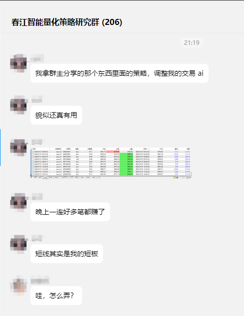 群友反馈