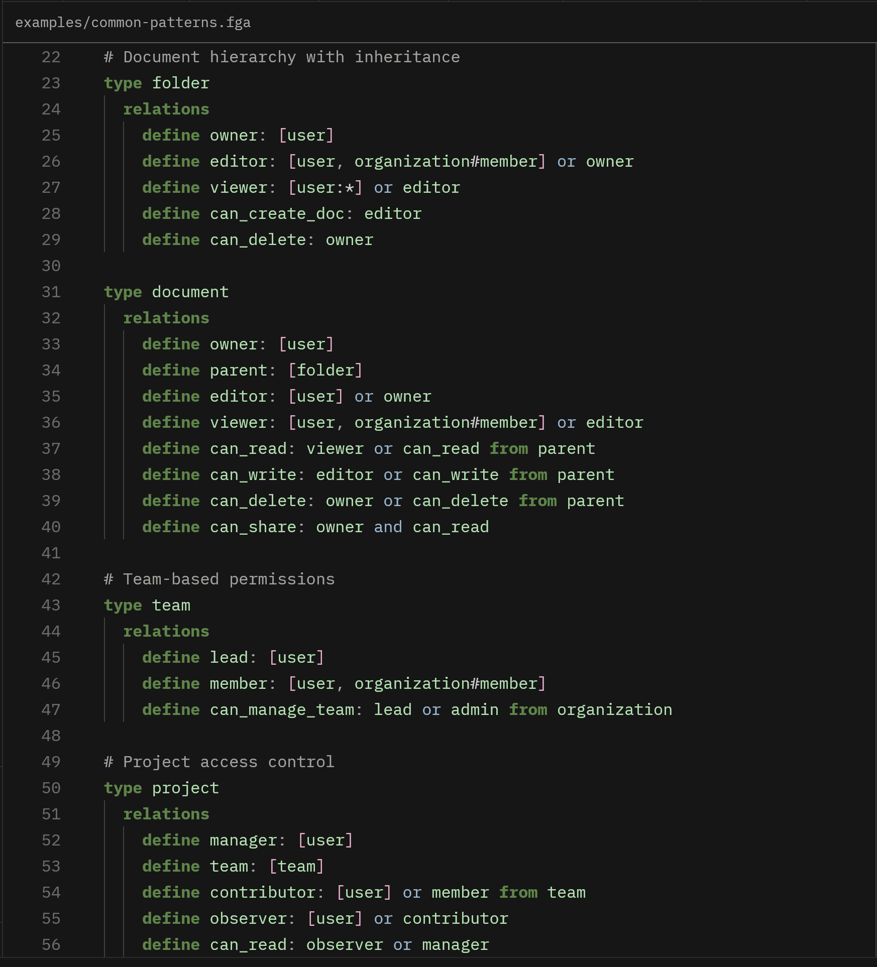 screenshot of a code snippet with syntax highlighting