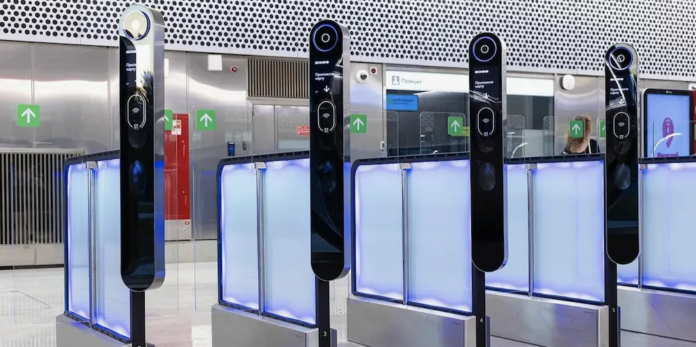 Modern travelers in Moscow Metro