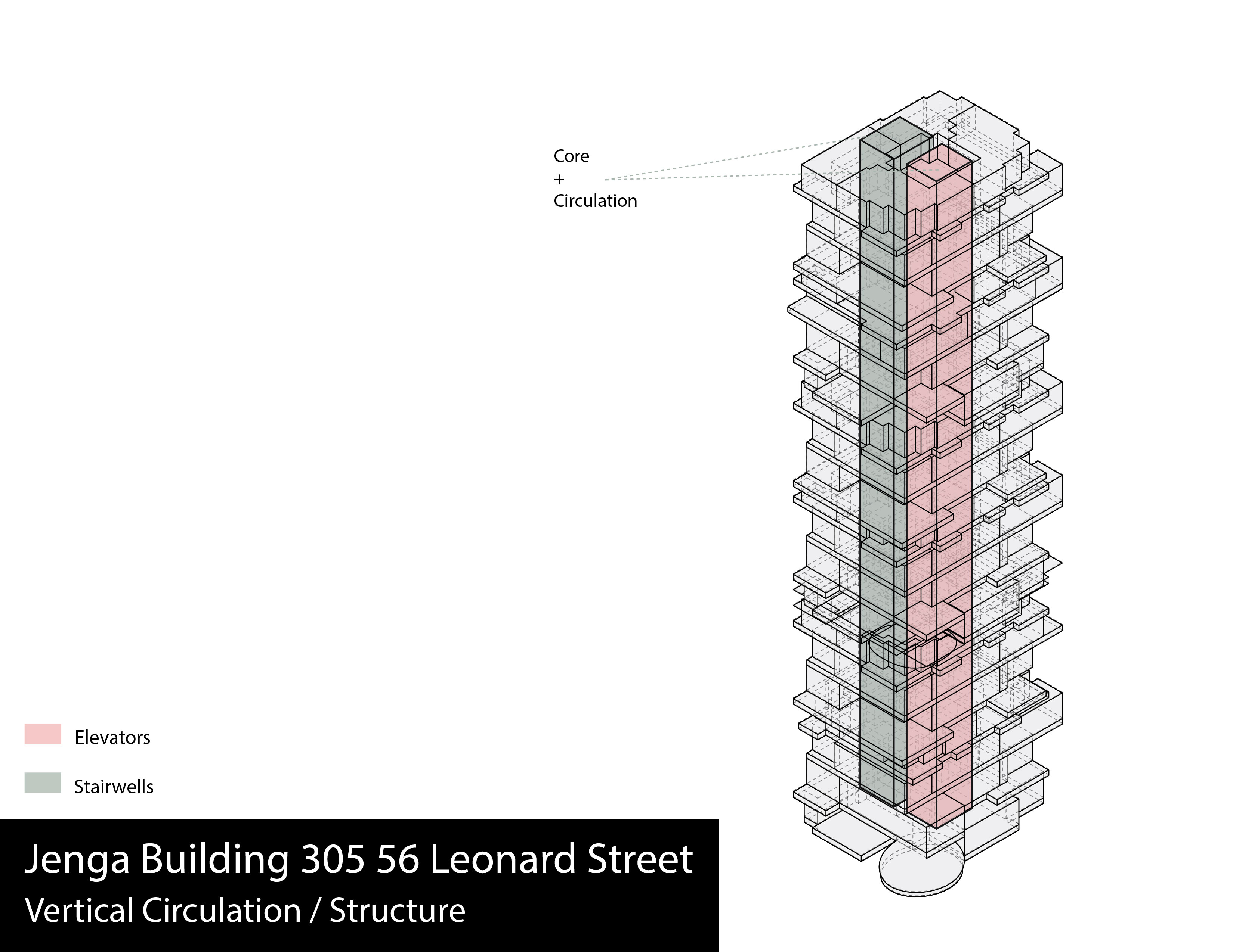 Jenga Building — Circulation