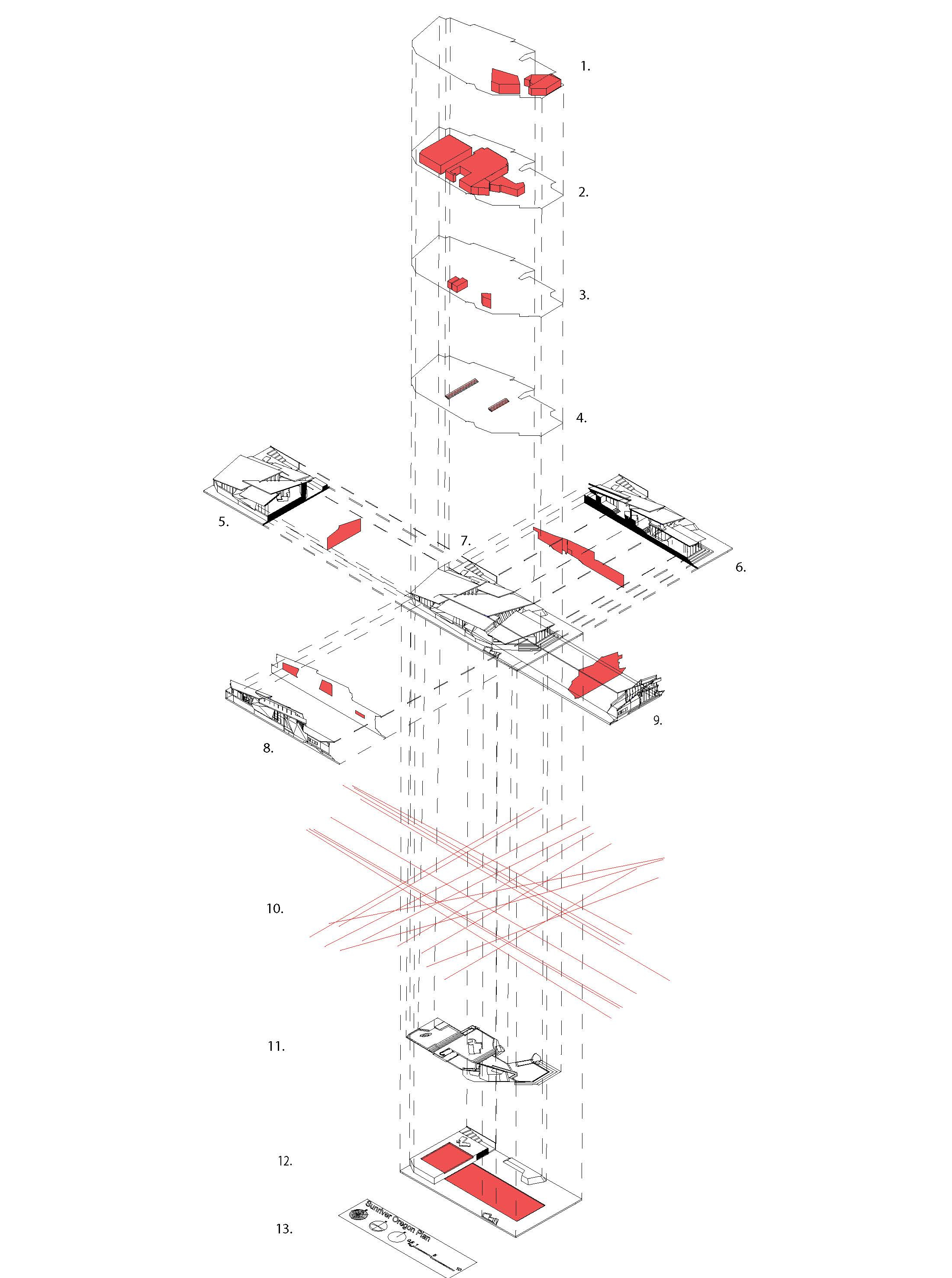 Exploded Program Axonometric