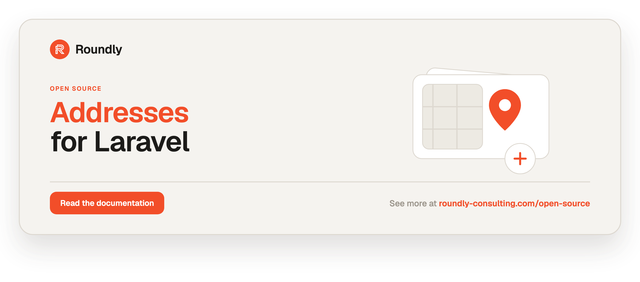 Addresses for Laravel — Roundly open source