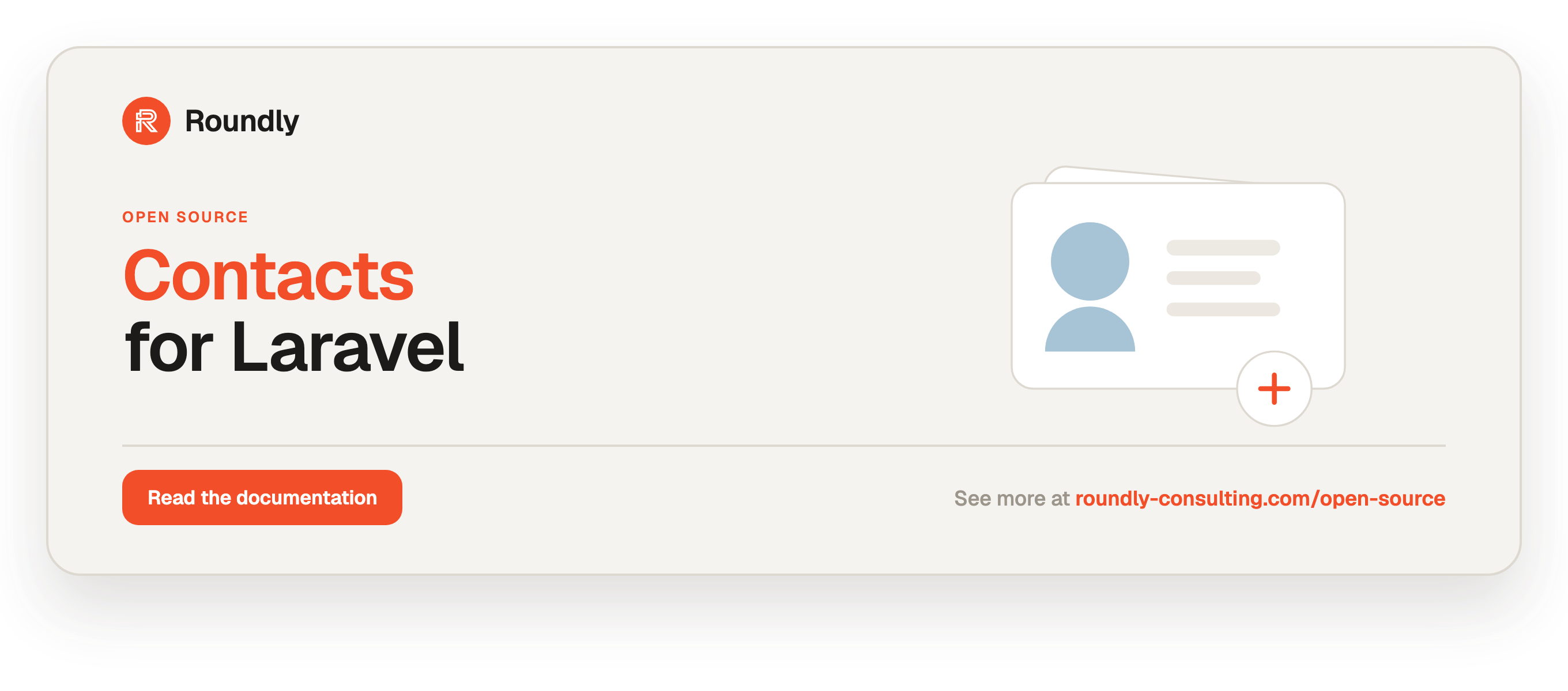Contacts for Laravel — Roundly open source