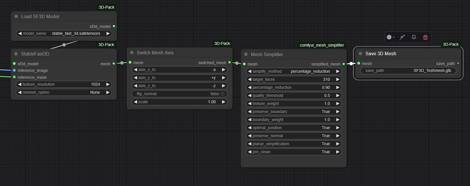 Mesh Simplification Example