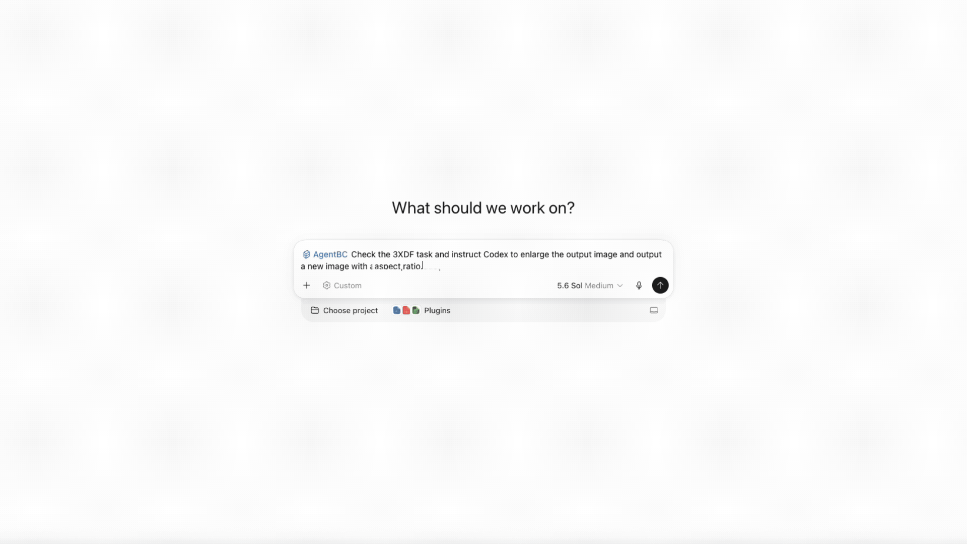 Continue an existing task through its ID and handoff
